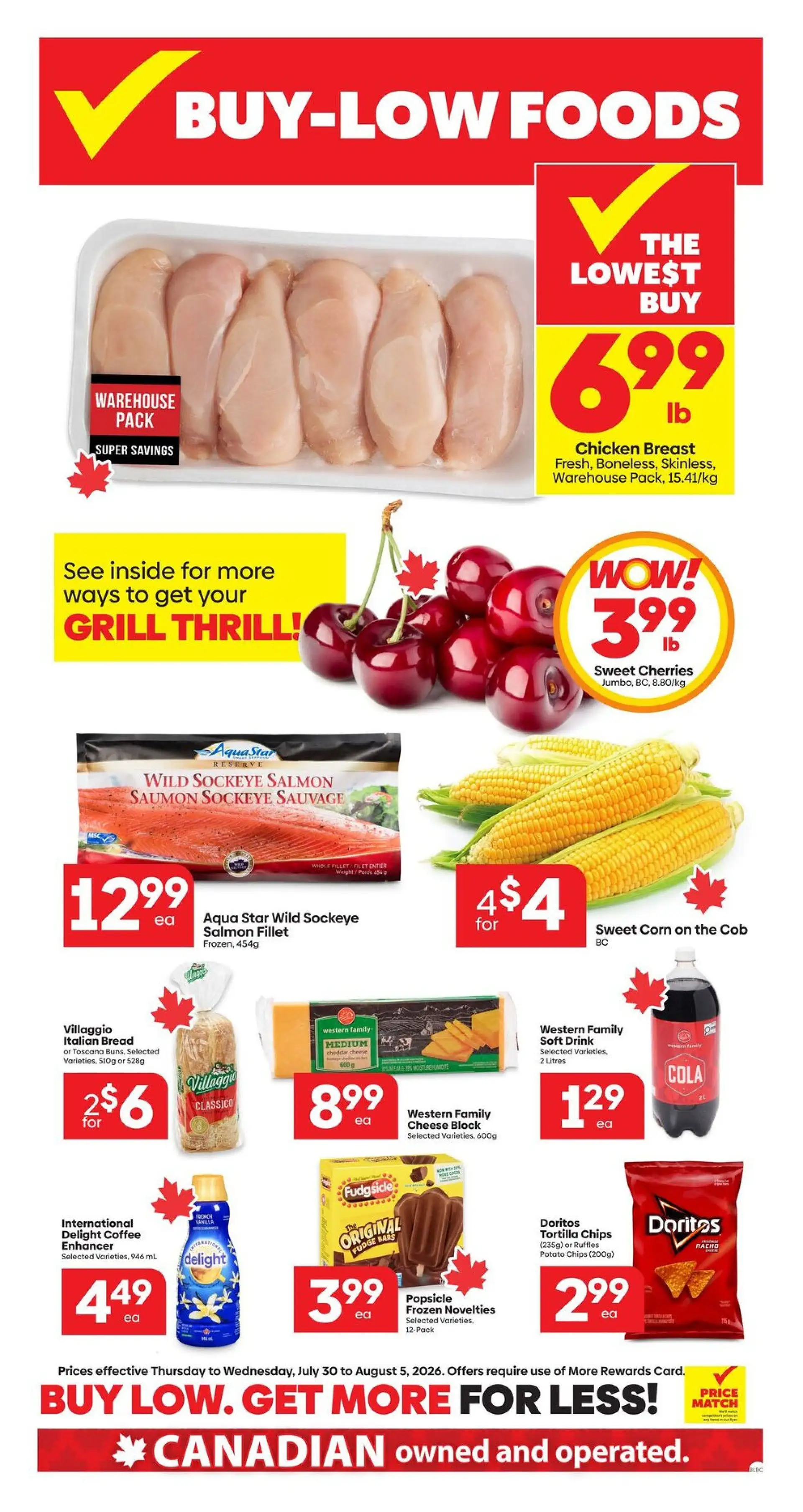 Buy-Low Foods Sales from July 30 to August 5 2026 - flyer page 