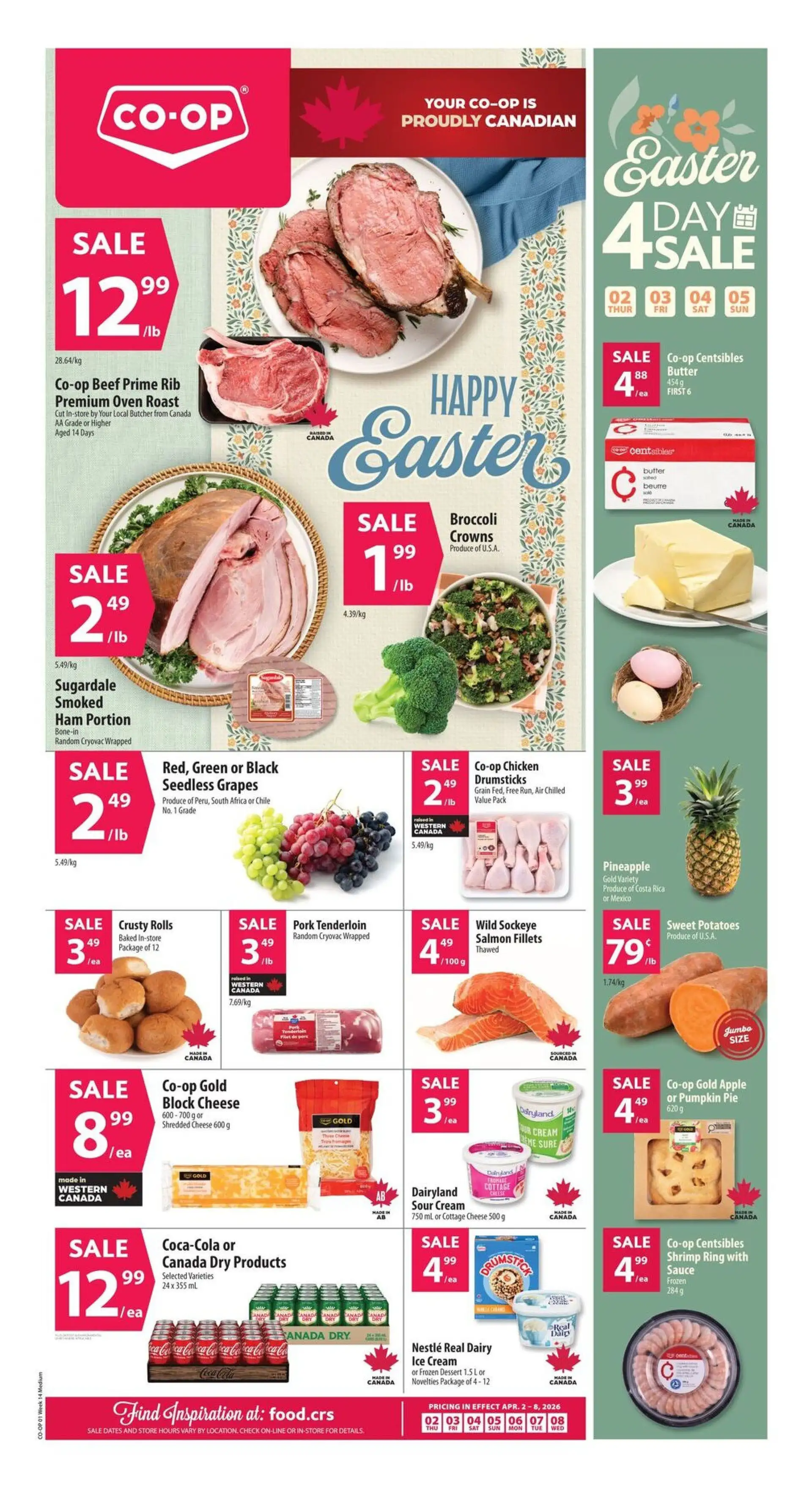 Co-op Food weekly ads from April 2 to April 8 2026 - flyer page