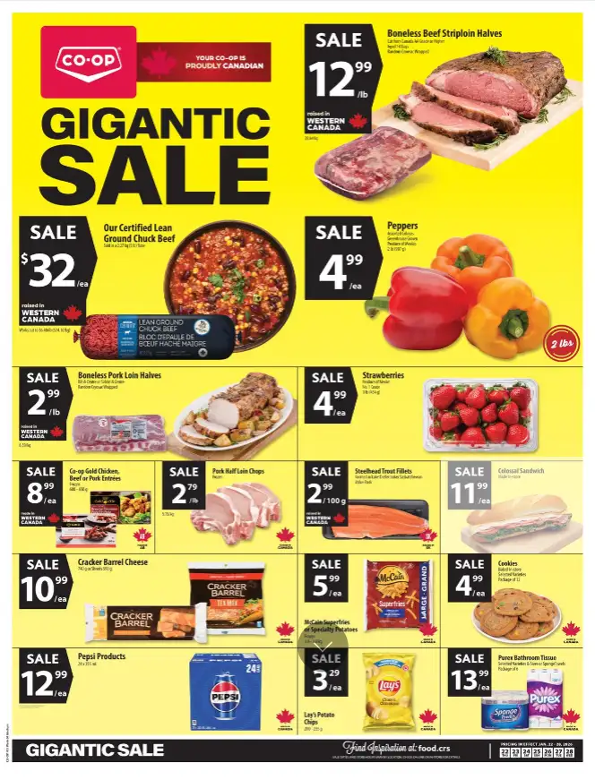 Co-op Food Sales from January 22 to February 28 2026 - flyer page