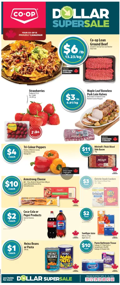 Co-op Food Sales from April 16 to April 22 2026 - flyer page