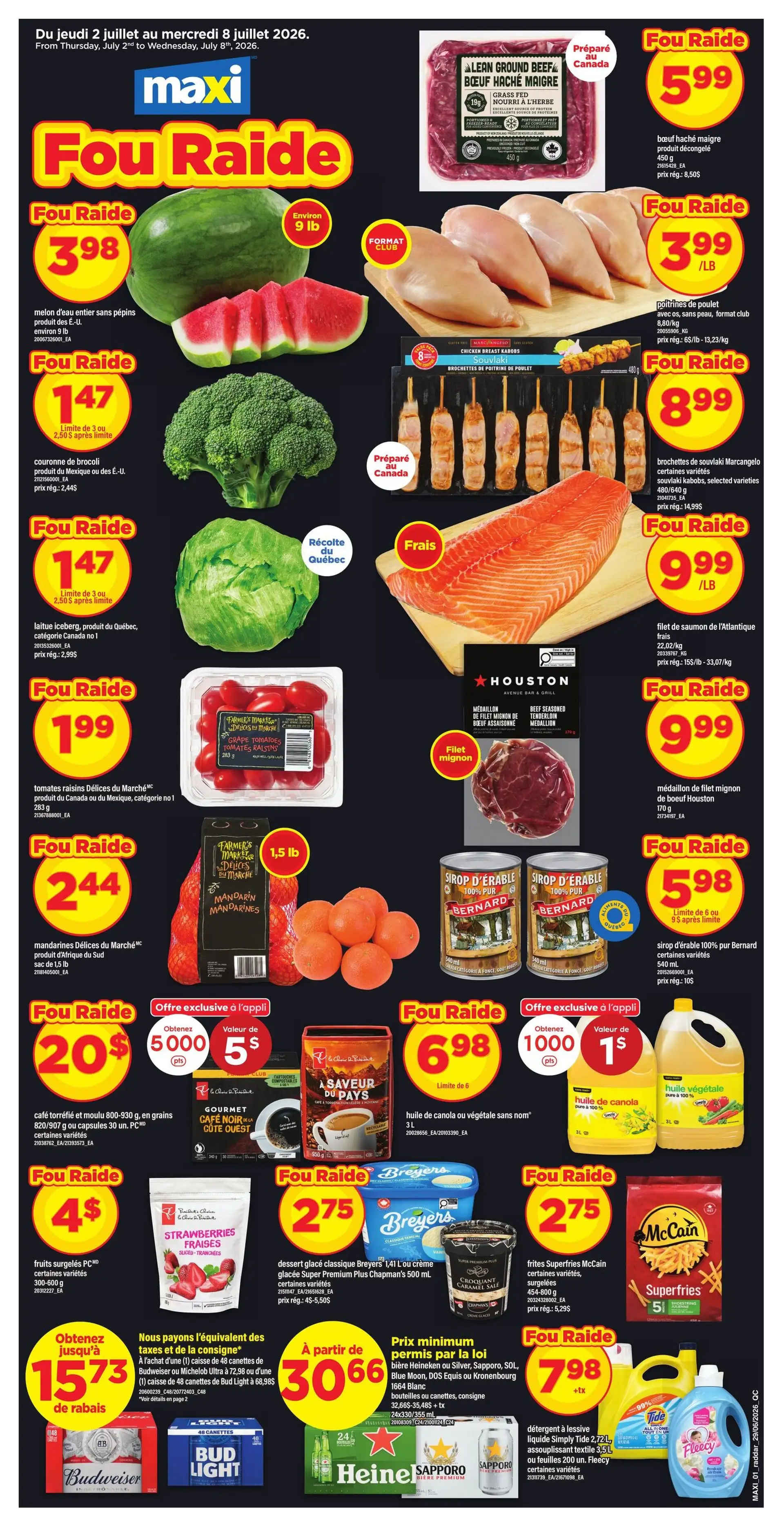Maxi Sales from July 2 to July 8 2026 - flyer page