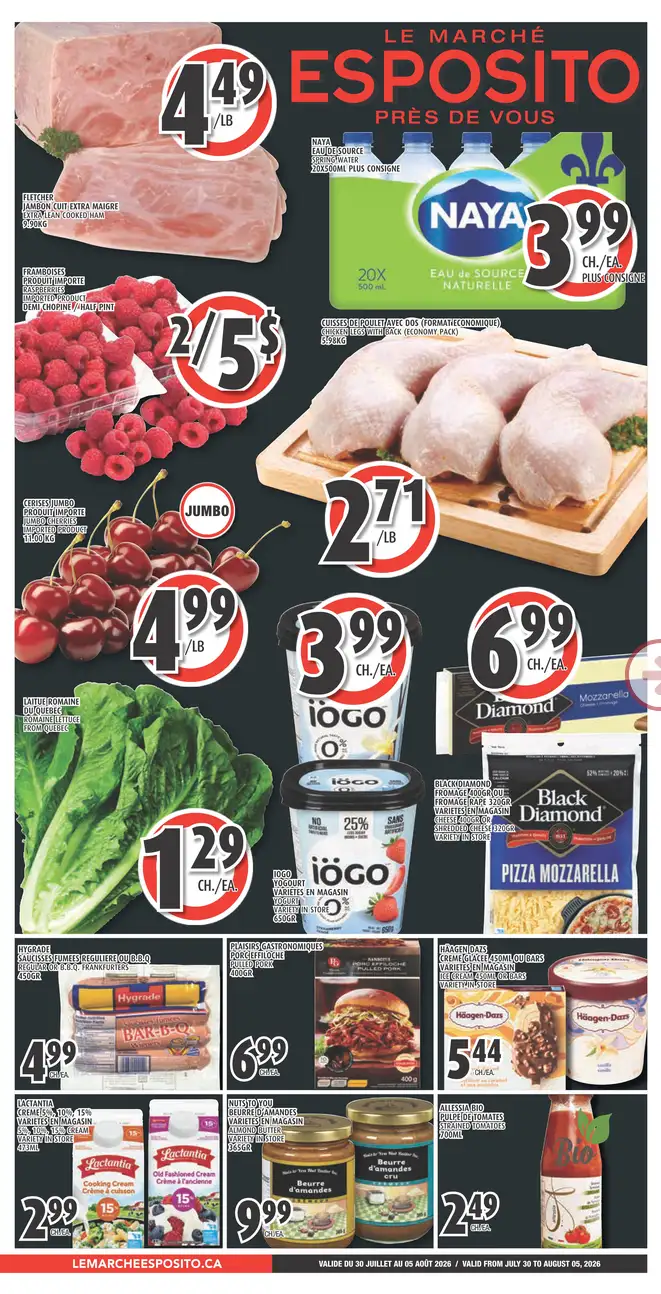 Esposito Sales from July 30 to August 5 2026 - flyer page