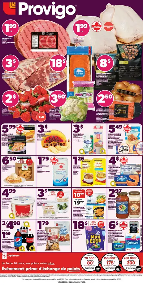 Provigo from March 25 to April 1 2026 - flyer page