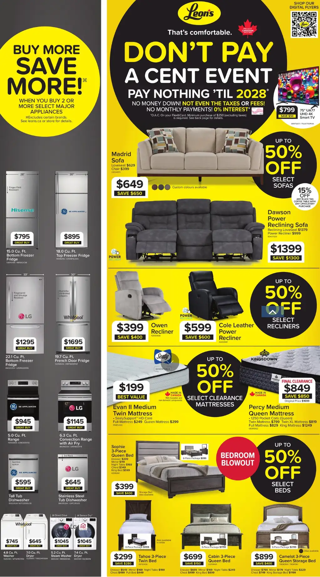 Leon's Sales from April 16 to May 6 2026 - flyer page
