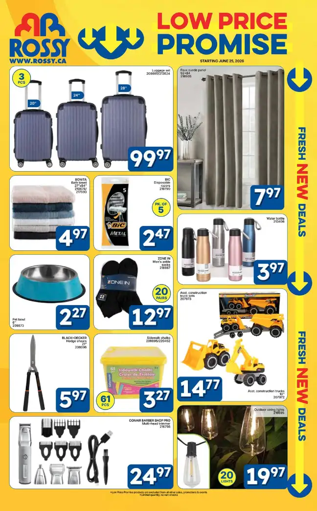 Rossy  Sales from June 25 to July 30 2026 - flyer page 