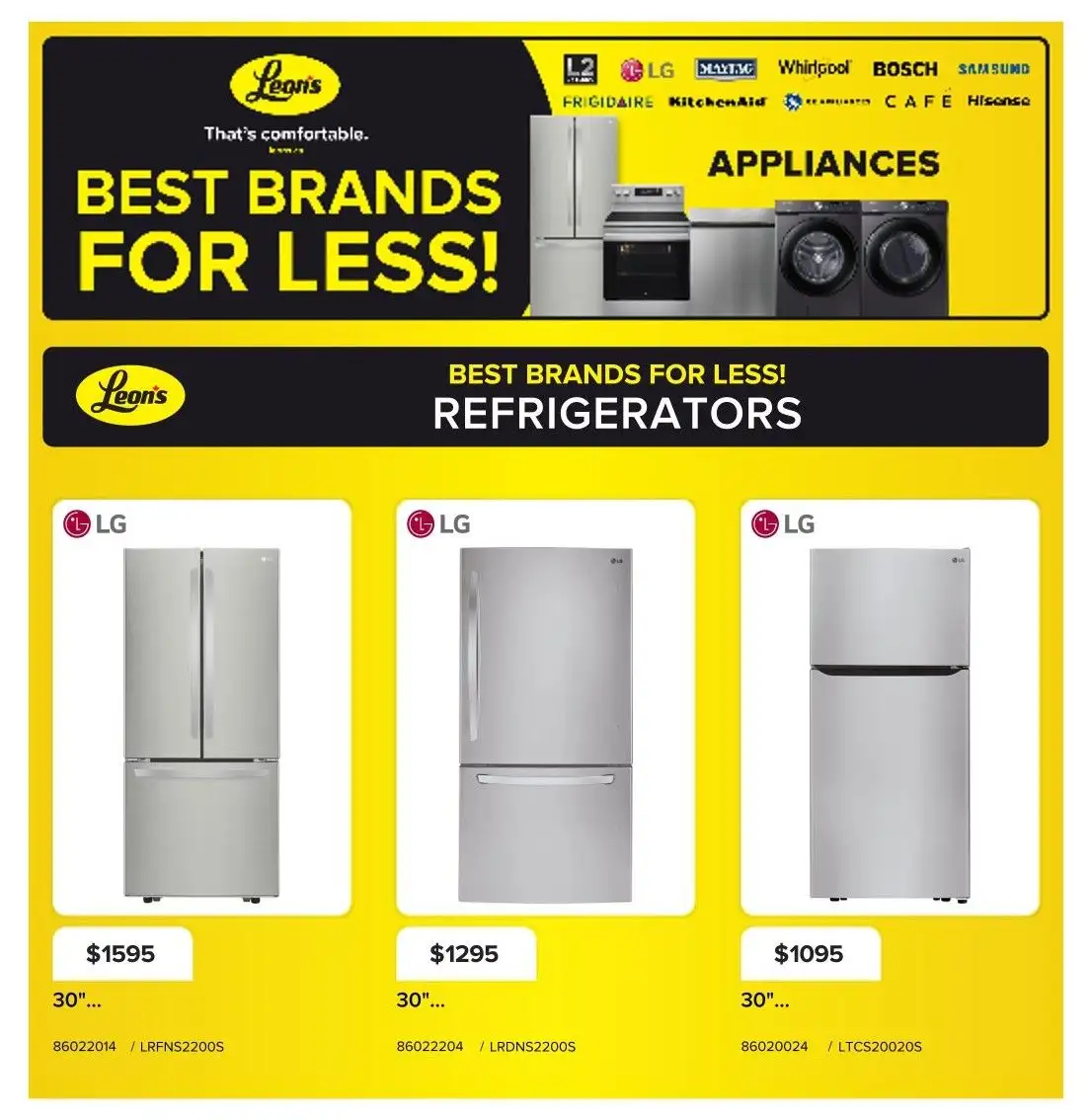 Leon's Sales from July 16 to July 22 2026 - flyer page