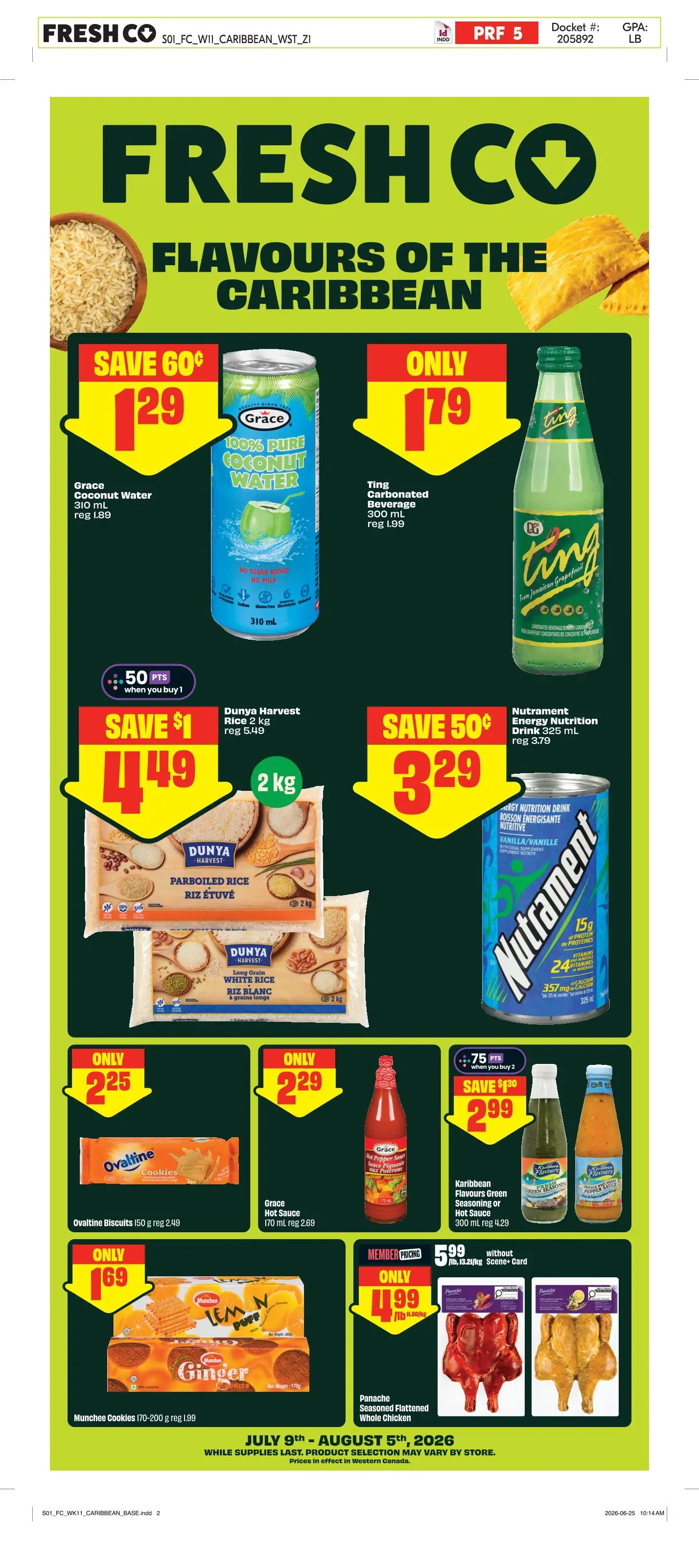 FreshCo. Sales from July 9 to August 5 2026 - flyer page 