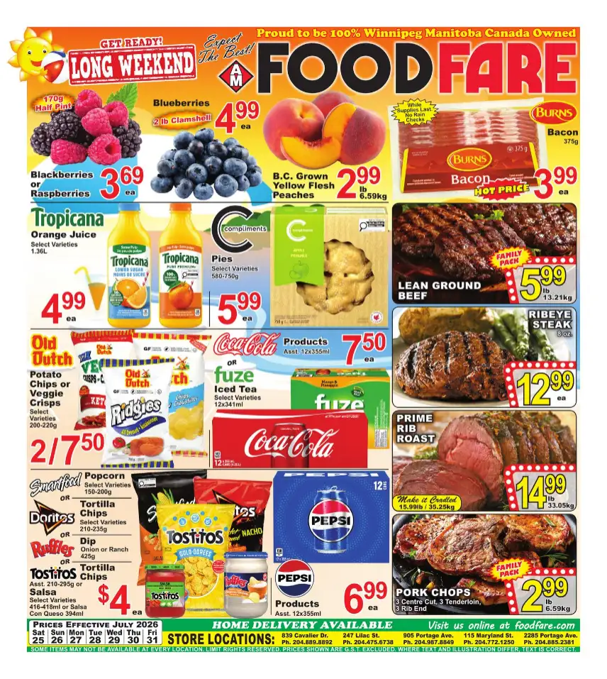 Food Fare Sales from July 25 to July 31 2026 - flyer page
