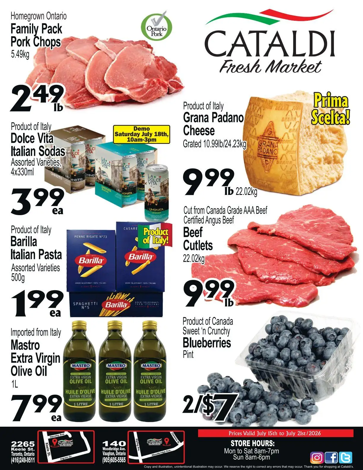 Cataldi Fresh Market Sales from July 15 to July 21 2026 - flyer page 