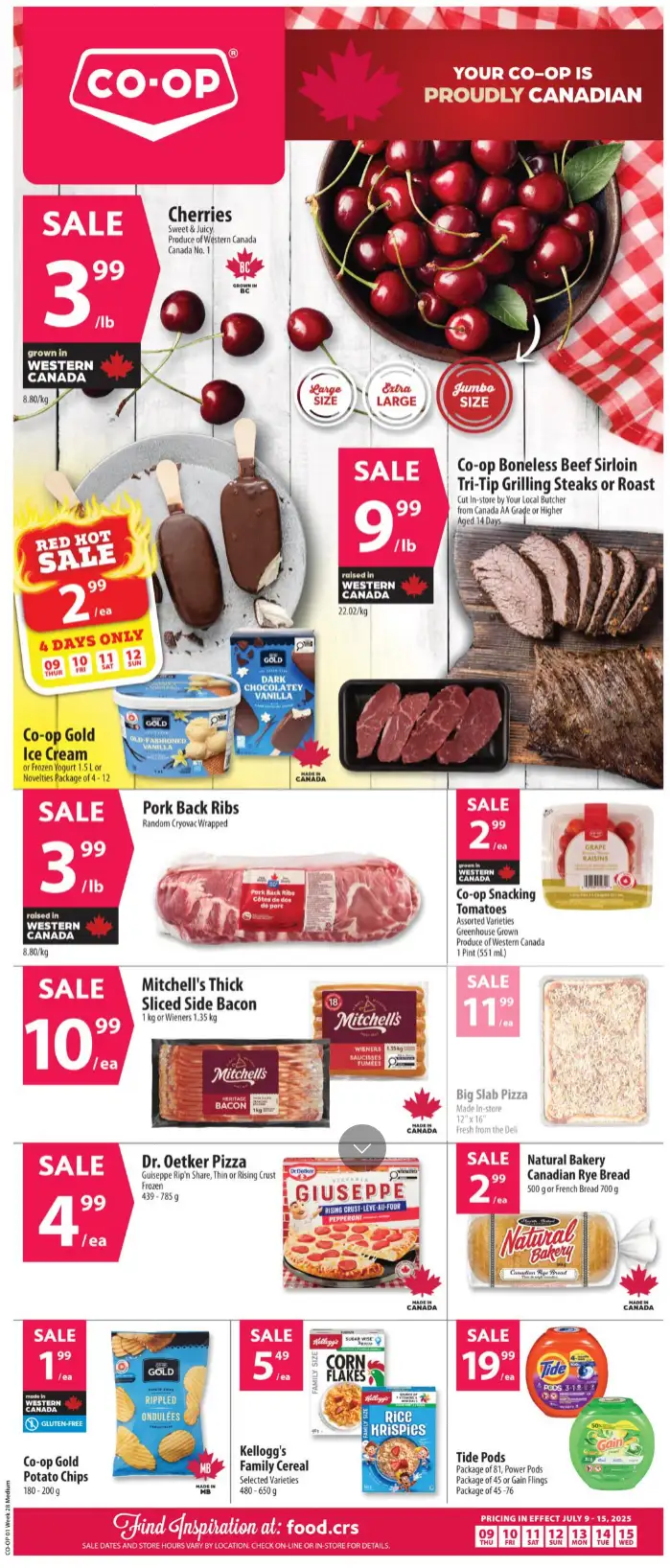 Co-op Food Sales from July 9 to July 15 2026 - flyer page 