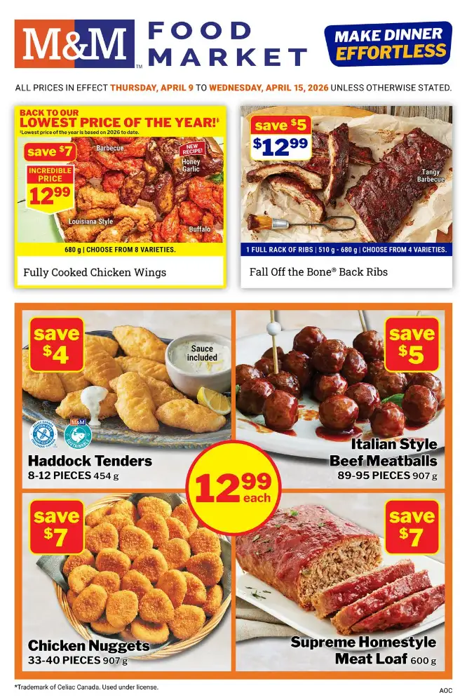  M&M Food Market Sales from April 9 to April 15 2026 - flyer page 