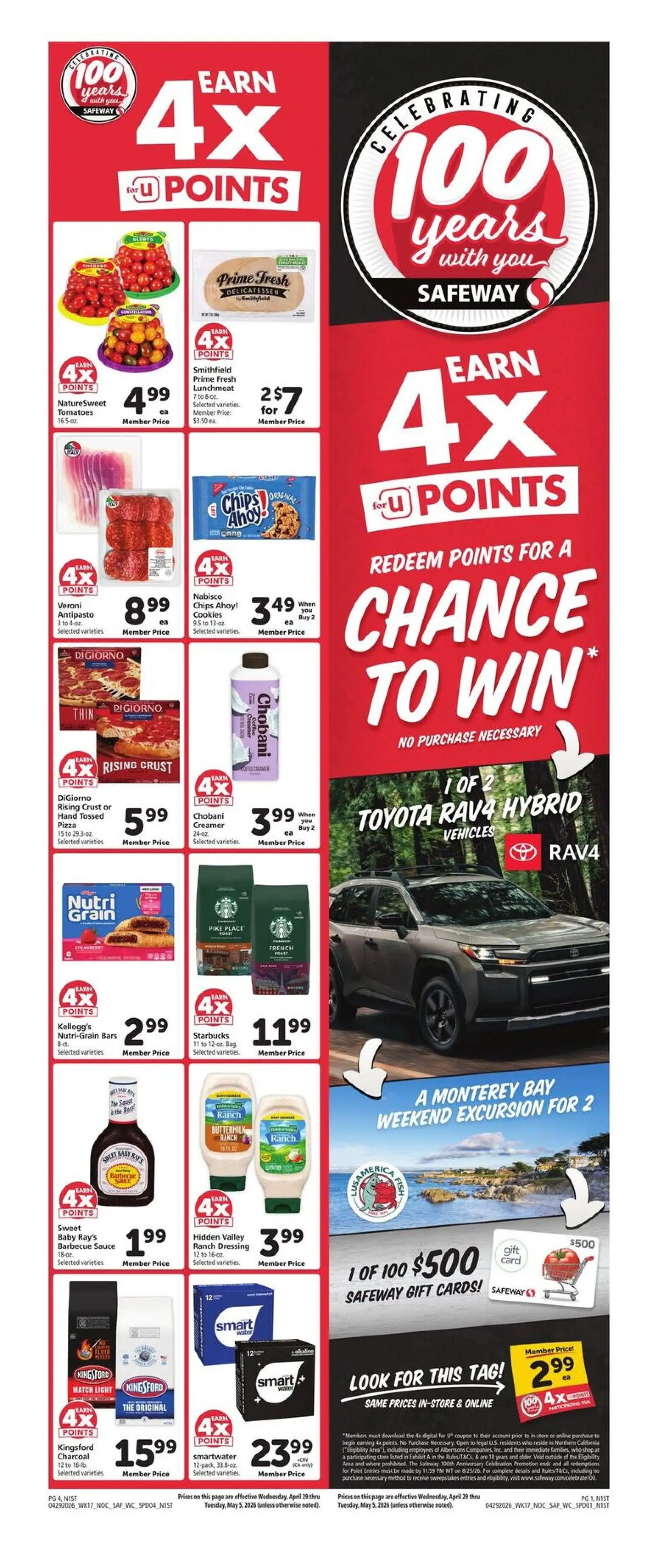 Safeway Sales from April 29 to May 5 2026 - flyer page