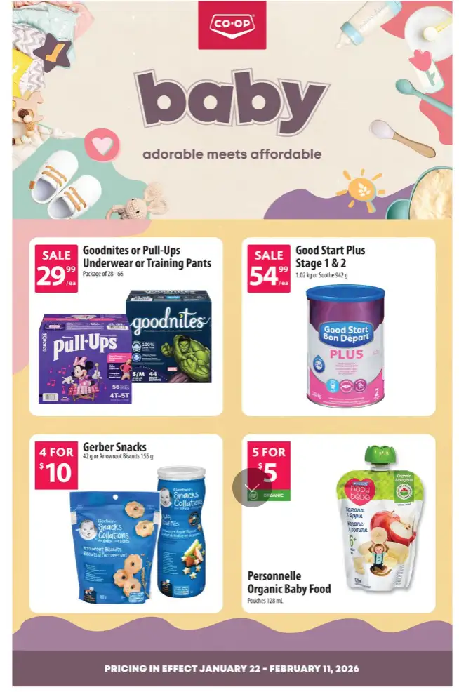 Co-op Food Sales from January 22 to February 11 2026 - flyer page