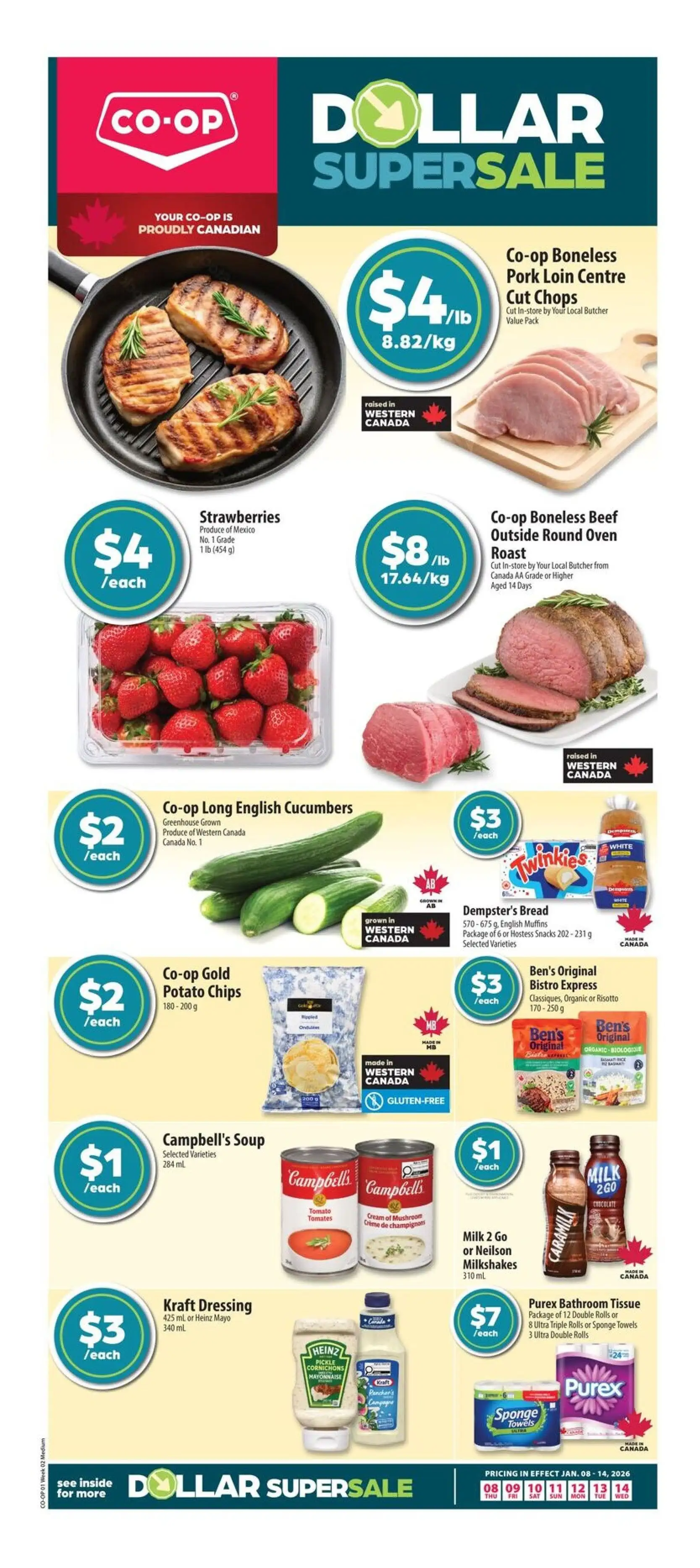 Co-op Food Sales from January 8 to January 14 2026 - flyer page