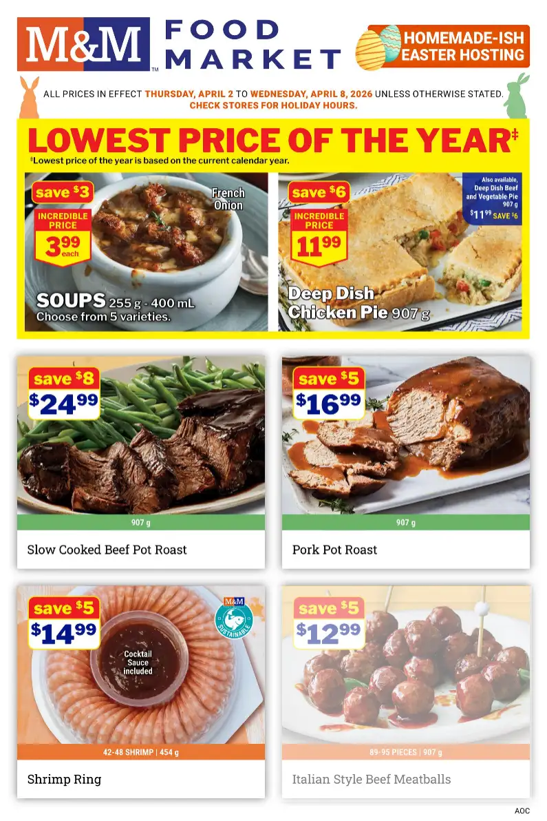 M&M Food Market Sales from April 2 to April 8 2026 - flyer page 