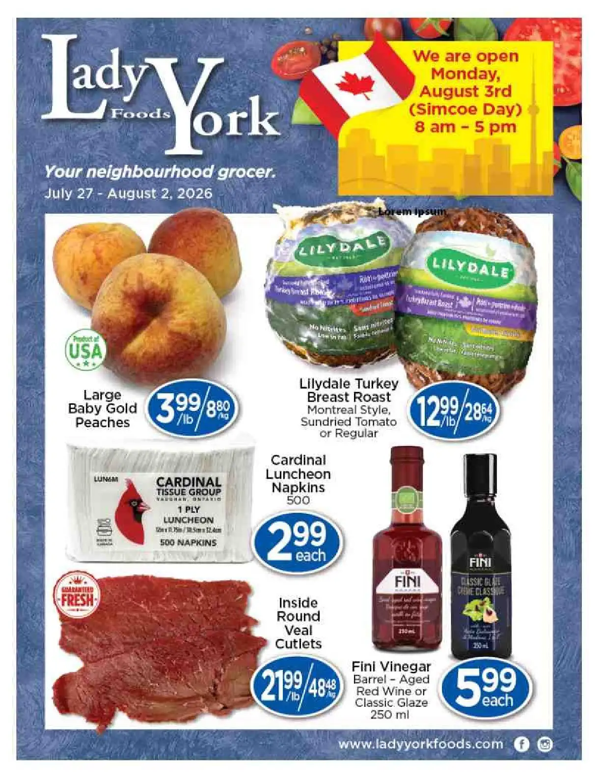 Lady York Sales from July 27 to August 2 2026 - flyer page