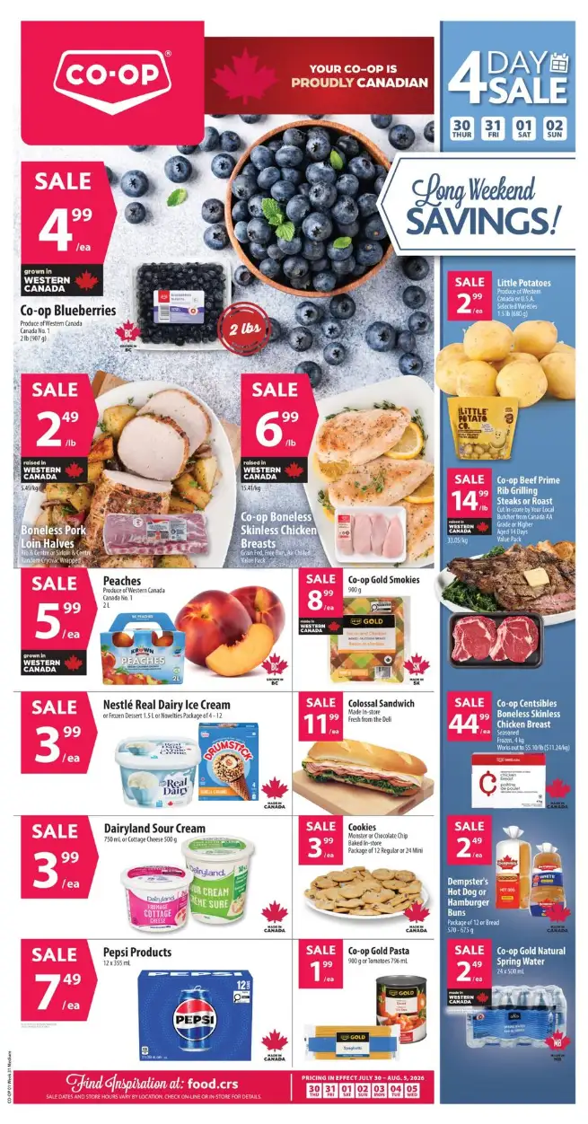 Co-op Food Sales from July 30 to August 5 2026 - flyer page 