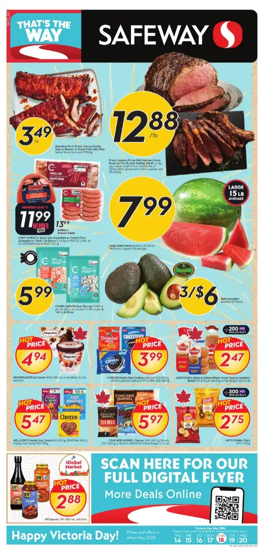 Safeway Sales from May 14 to May 20 2026 - flyer page