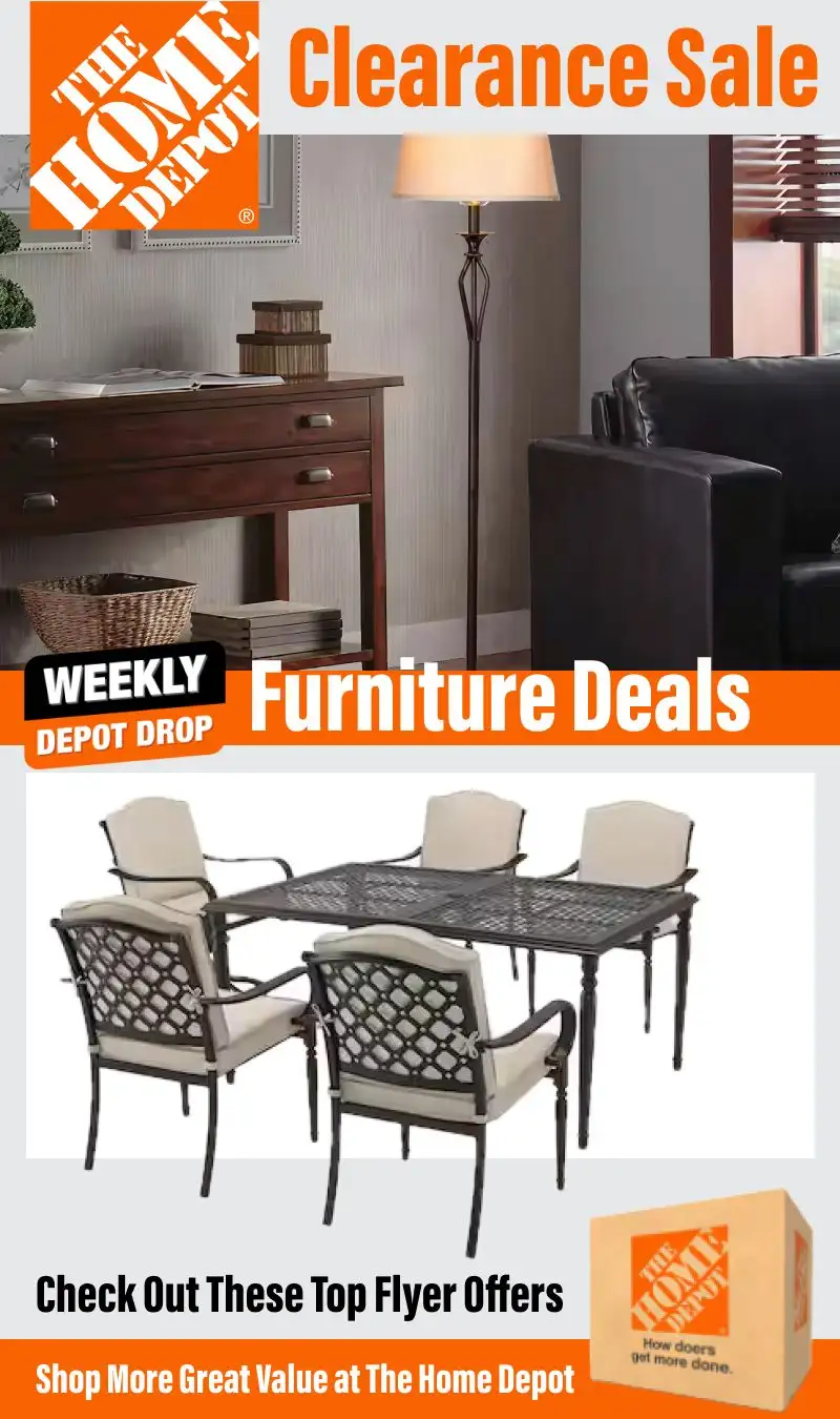Furniture Deals from July 31 to August 15 2026 - flyer page