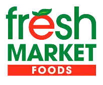 Fresh Market Foods logo. Current weekly ad