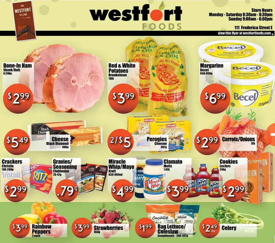 Westfort Foods Sales from March 27 to April 2 2026 - flyer page
