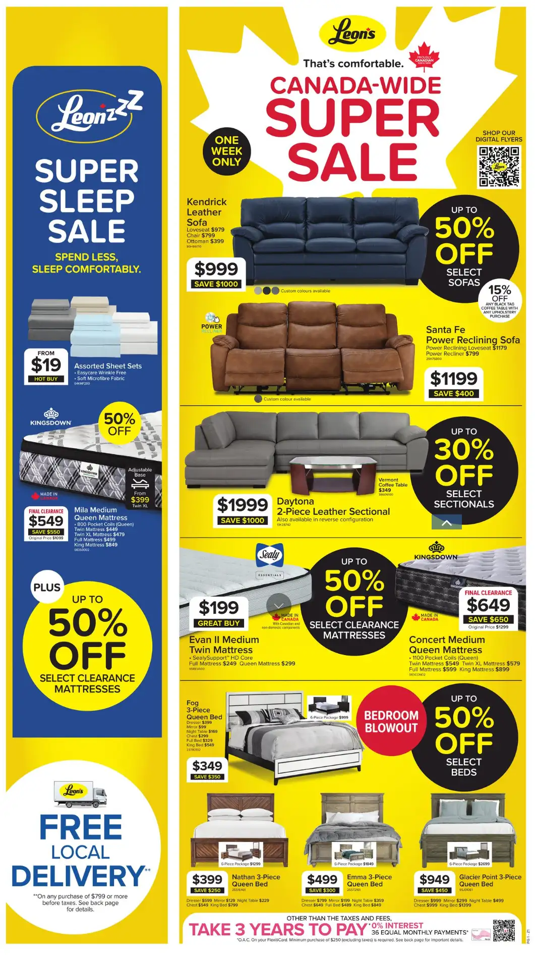Leon's Sales from April 9 to April 15 2026 - flyer page