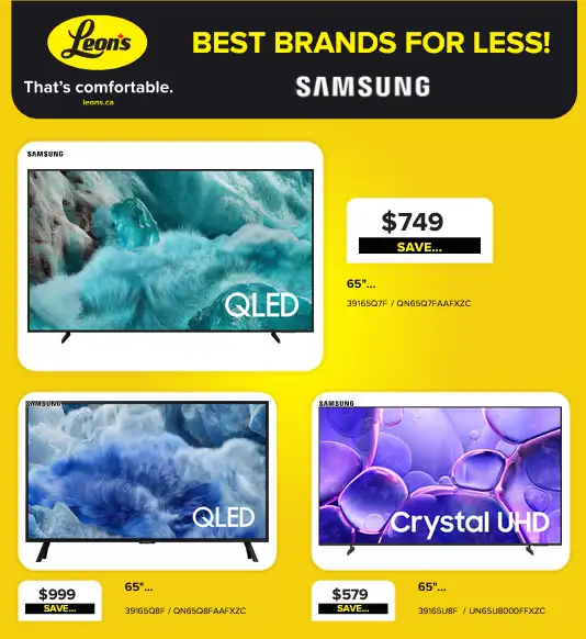 Leon's Sales from April 23 to April 29 2026 - flyer page
