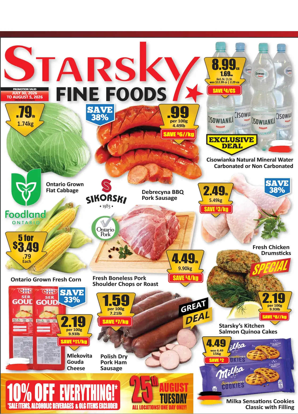 Starsky Sales from July 30 to August 5 2026 - flyer page