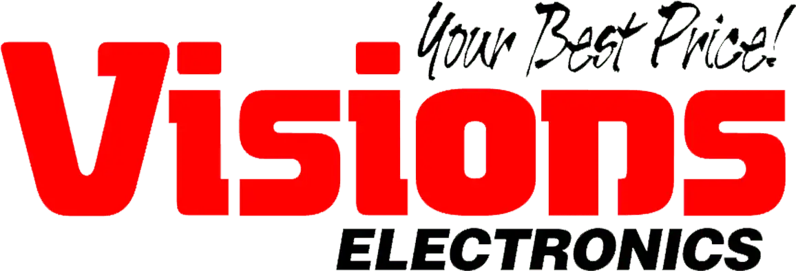 Visions Electronics logo. Current weekly ad