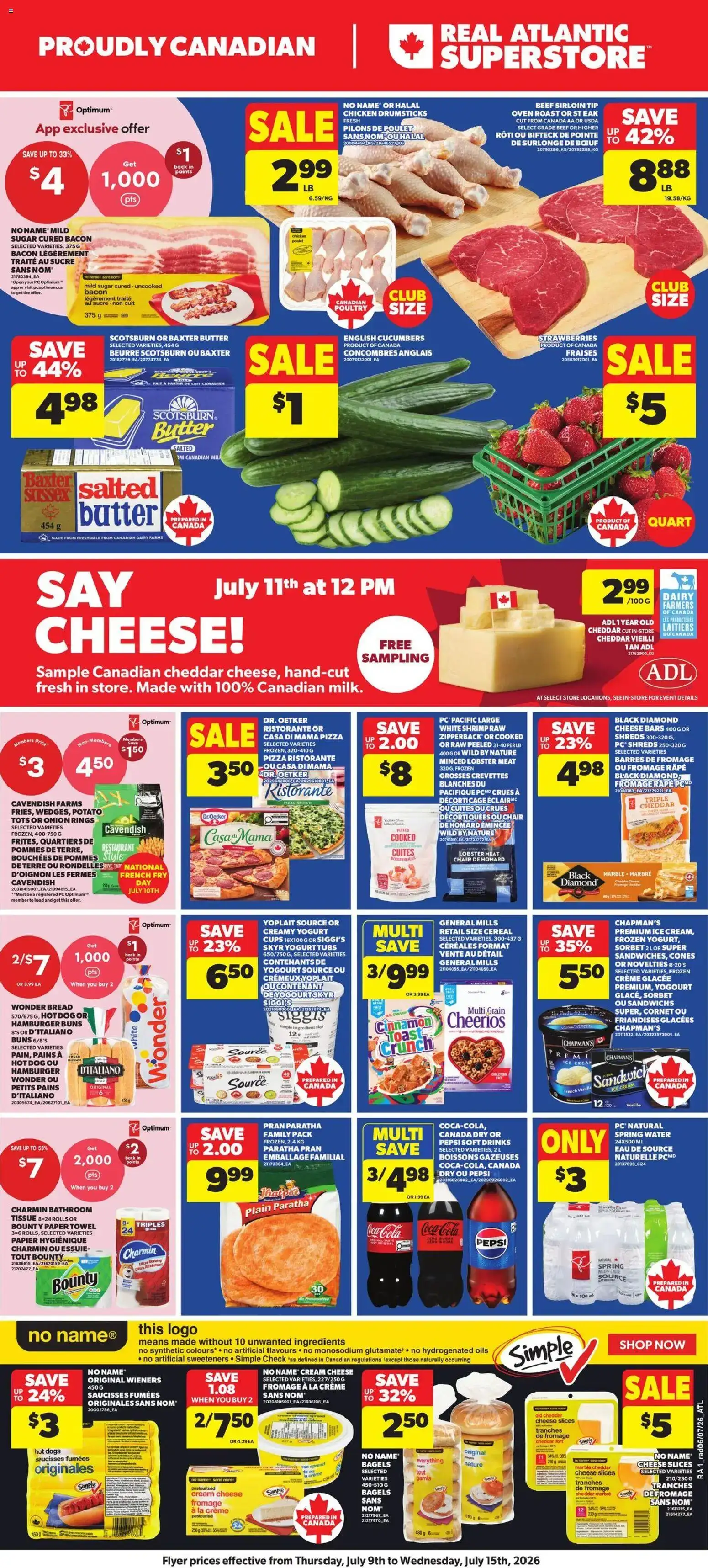 Atlantic Superstore weekly flyer / circulaire from Jul 9, 2026 > weekly specials & deals