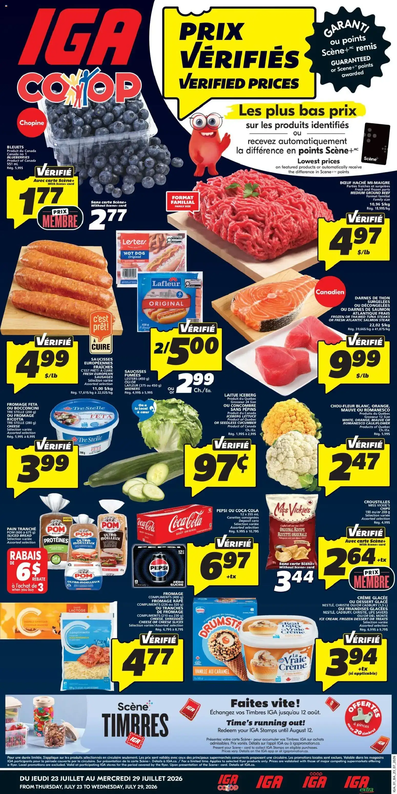 IGA weekly flyer / circulaire from Jul 23, 2026 > weekly specials & deals