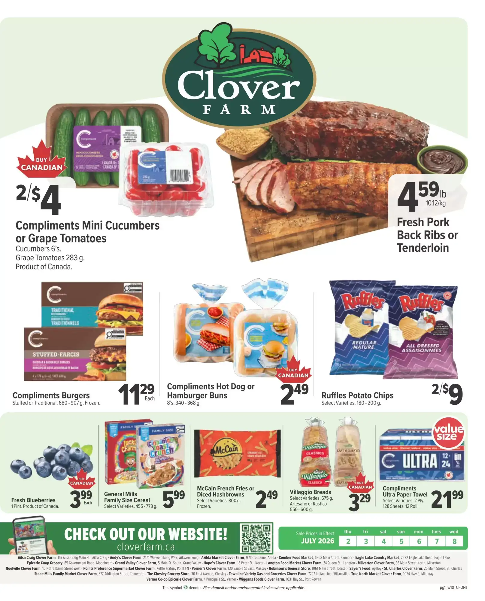 Clover Farm flyer week 27