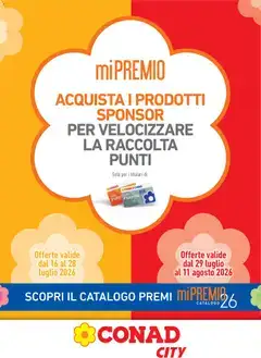 miPREMIO - Acquista i prodotti sponsor per velocizzare la raccolta punti - CONAD CITY