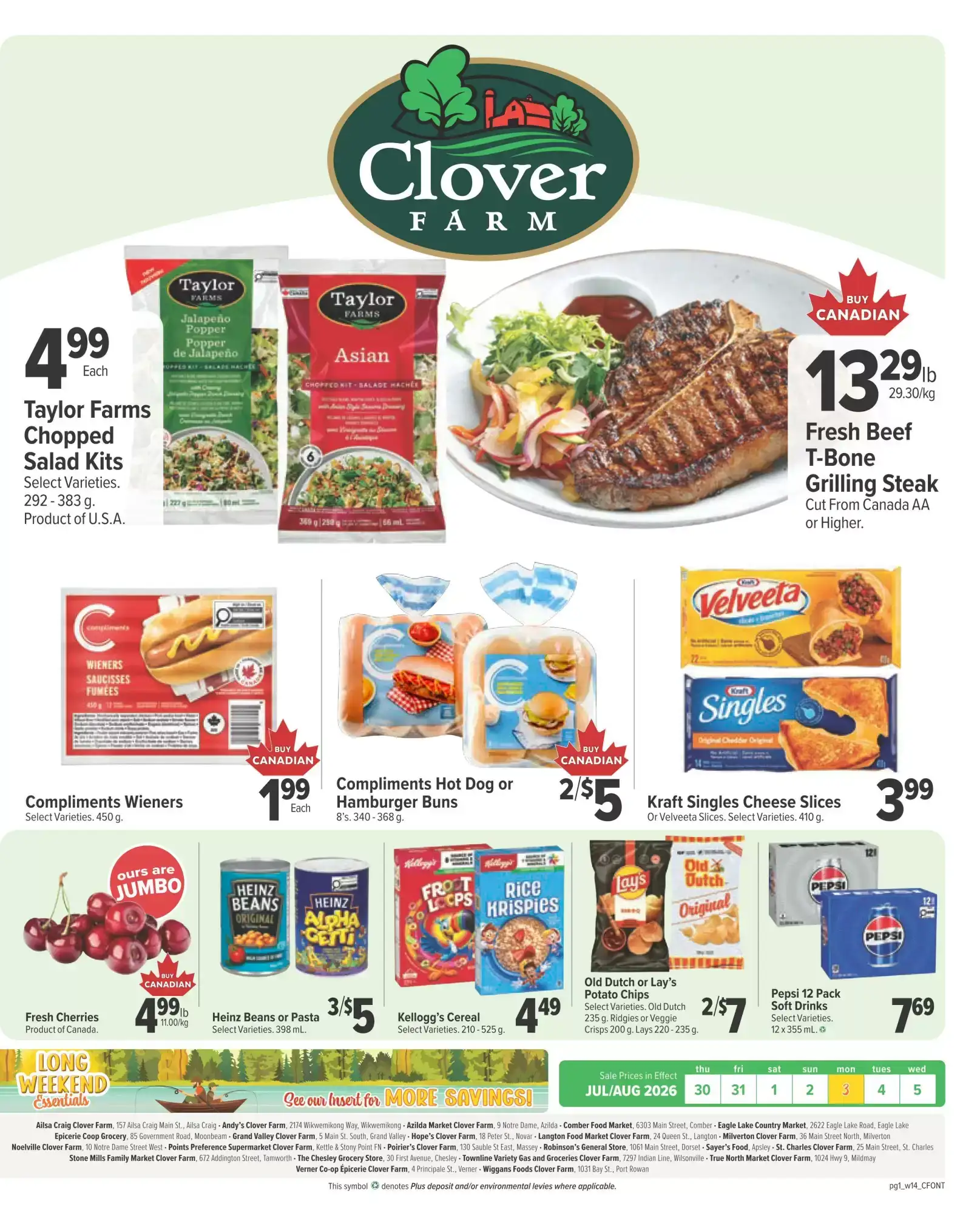 Clover Farm flyer week 31