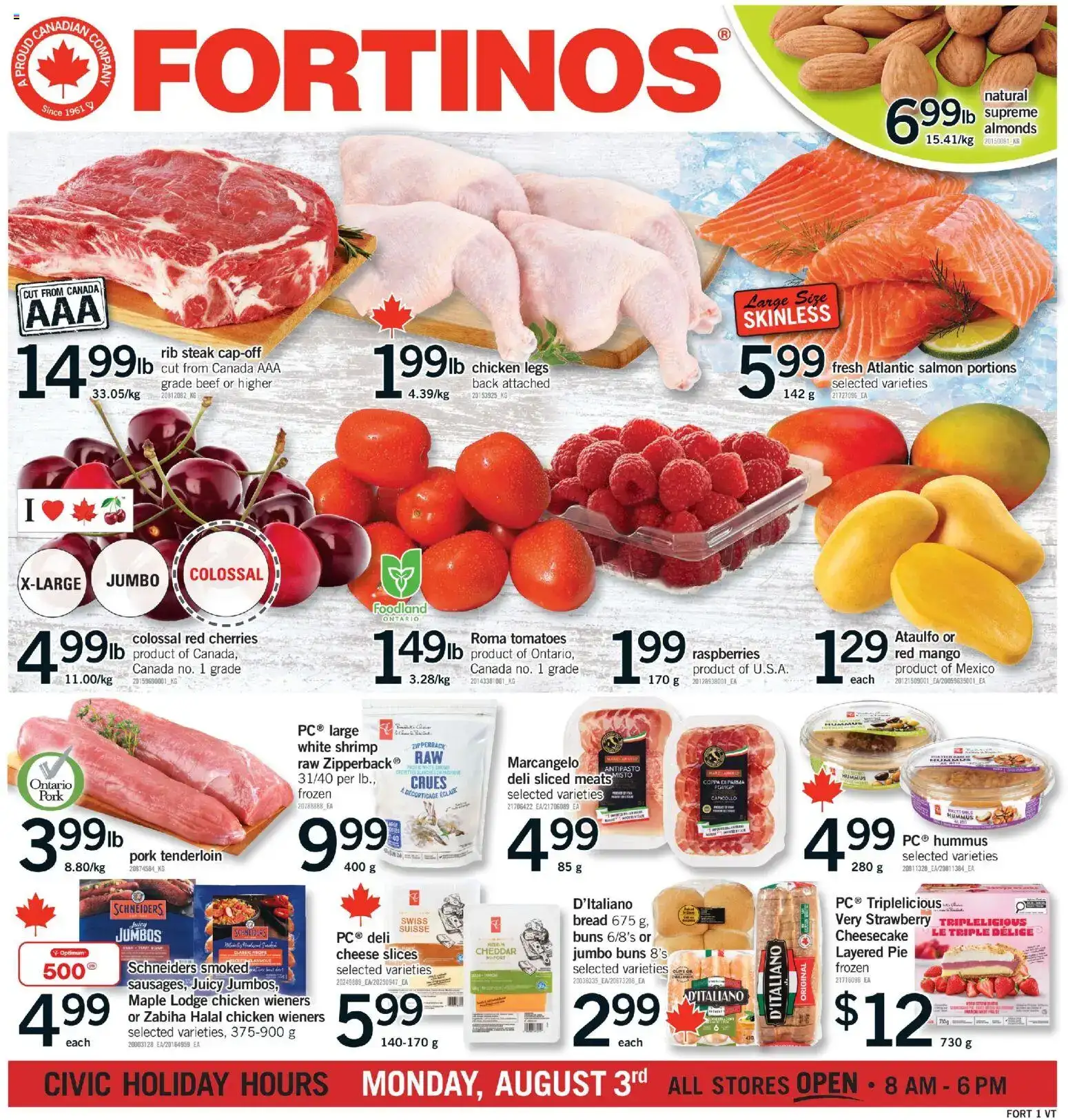 Fortinos weekly flyer / circulaire from Jul 30, 2026 > weekly specials & deals