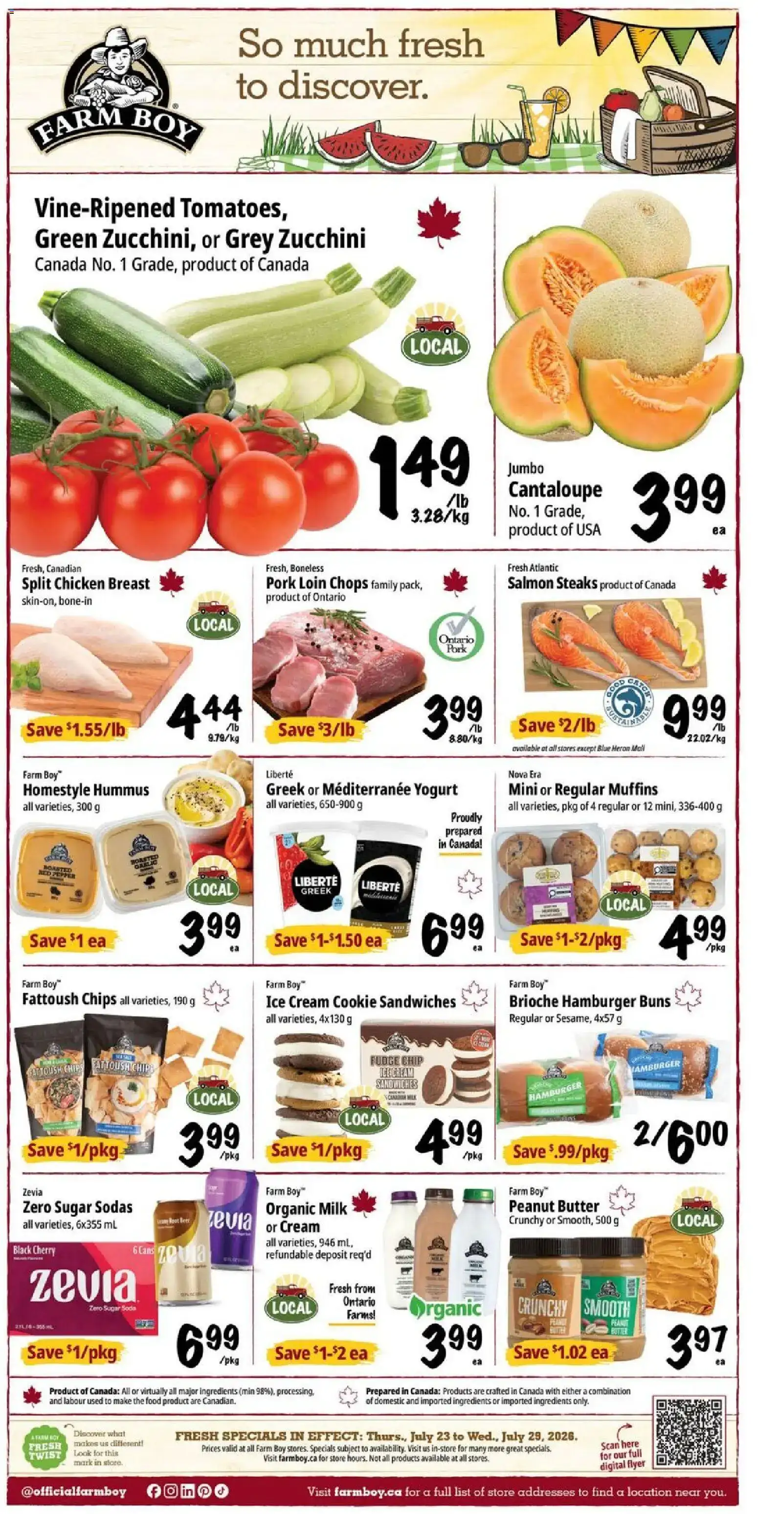 Farm Boy weekly flyer / circulaire from Jul 23, 2026 > weekly specials & deals