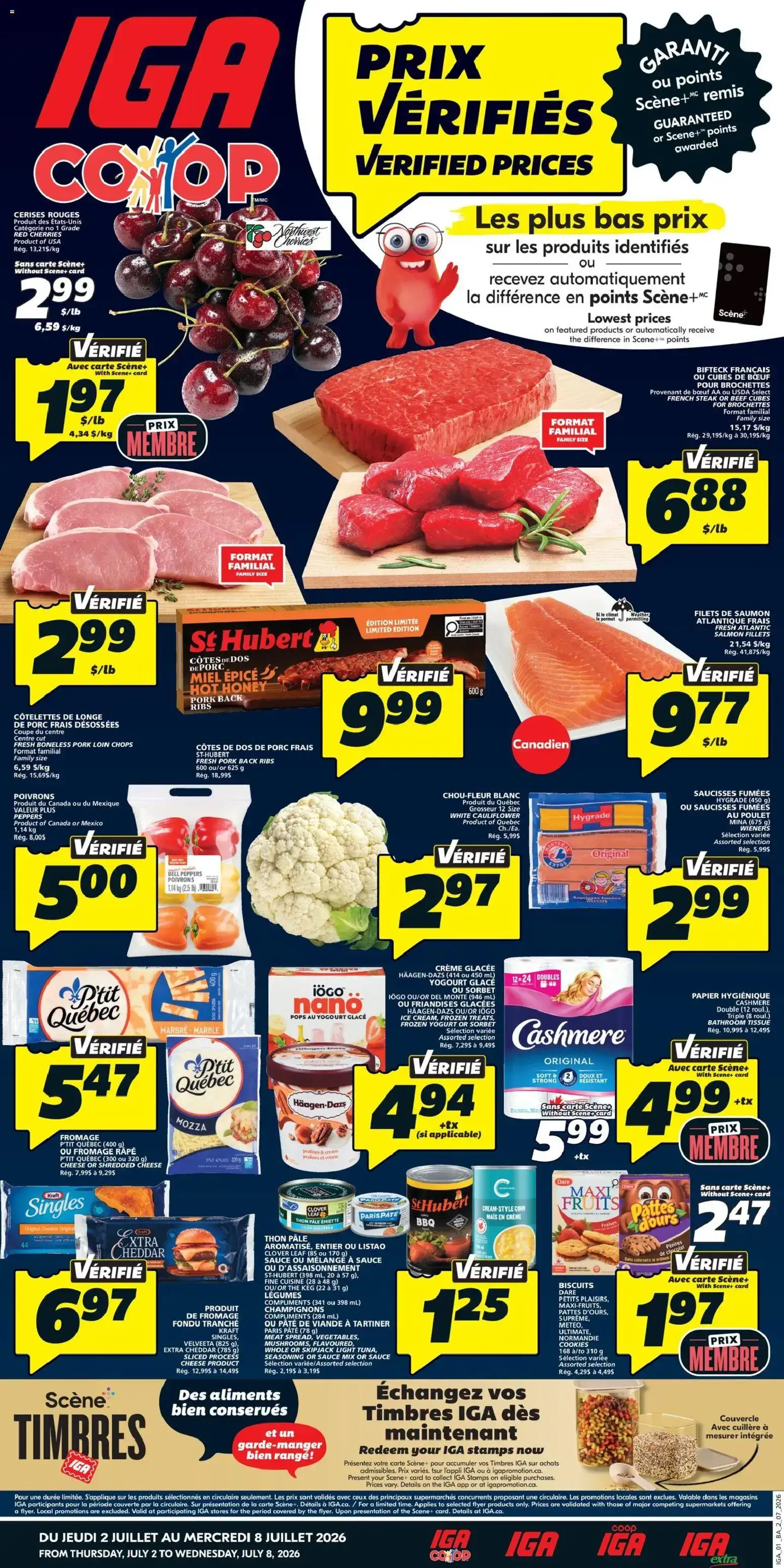IGA weekly flyer / circulaire from Jul 2, 2026 > weekly specials & deals
