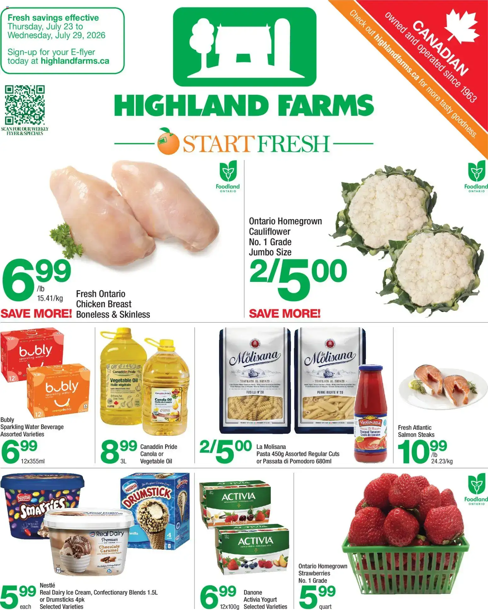 Highland Farms weekly flyer / circulaire from Jul 23, 2026 > weekly specials & deals