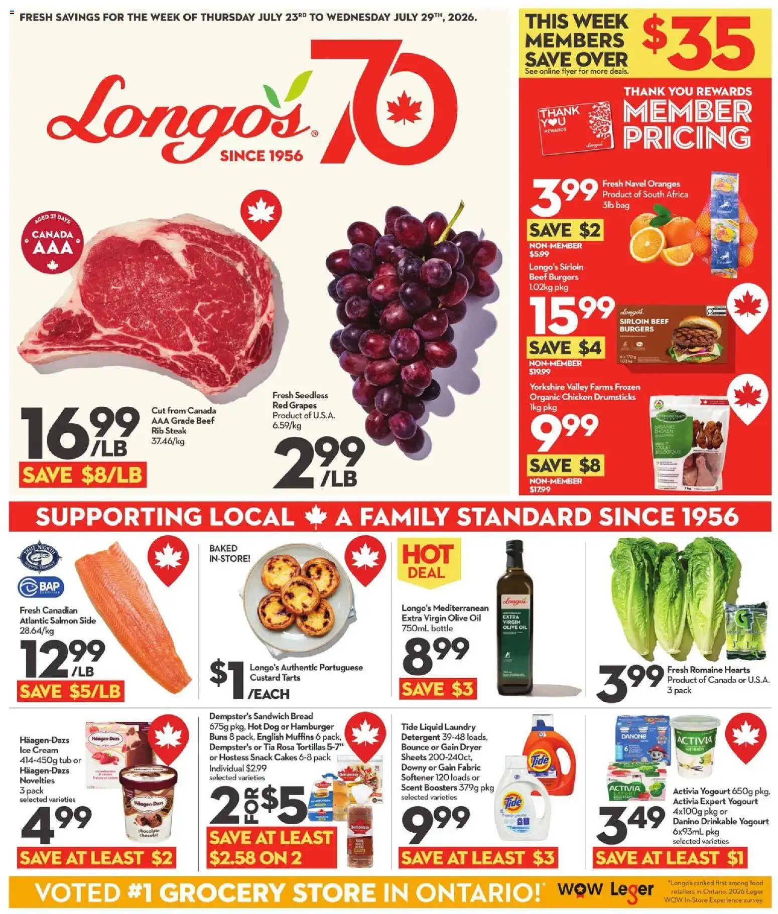 Longo's weekly flyer / circulaire from Jul 23, 2026 > weekly specials & deals