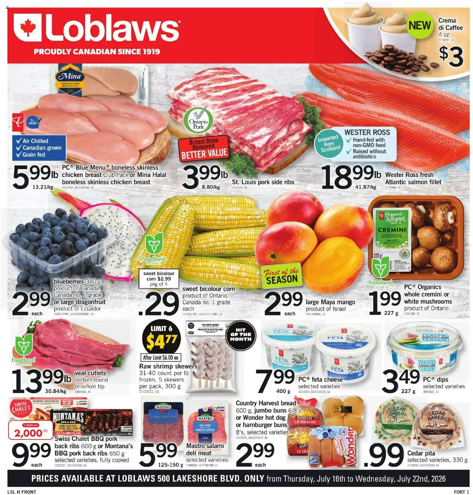 Loblaws flyer - ON from Jul 16, 2026 > weekly specials & deals