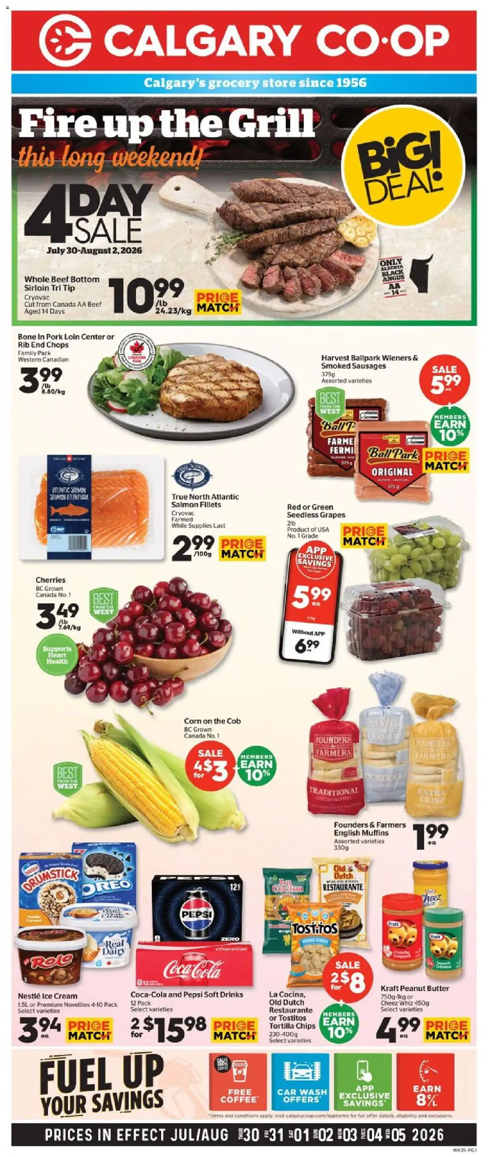 Calgary Co-op weekly flyer / circulaire from Jul 30, 2026 > weekly specials & deals