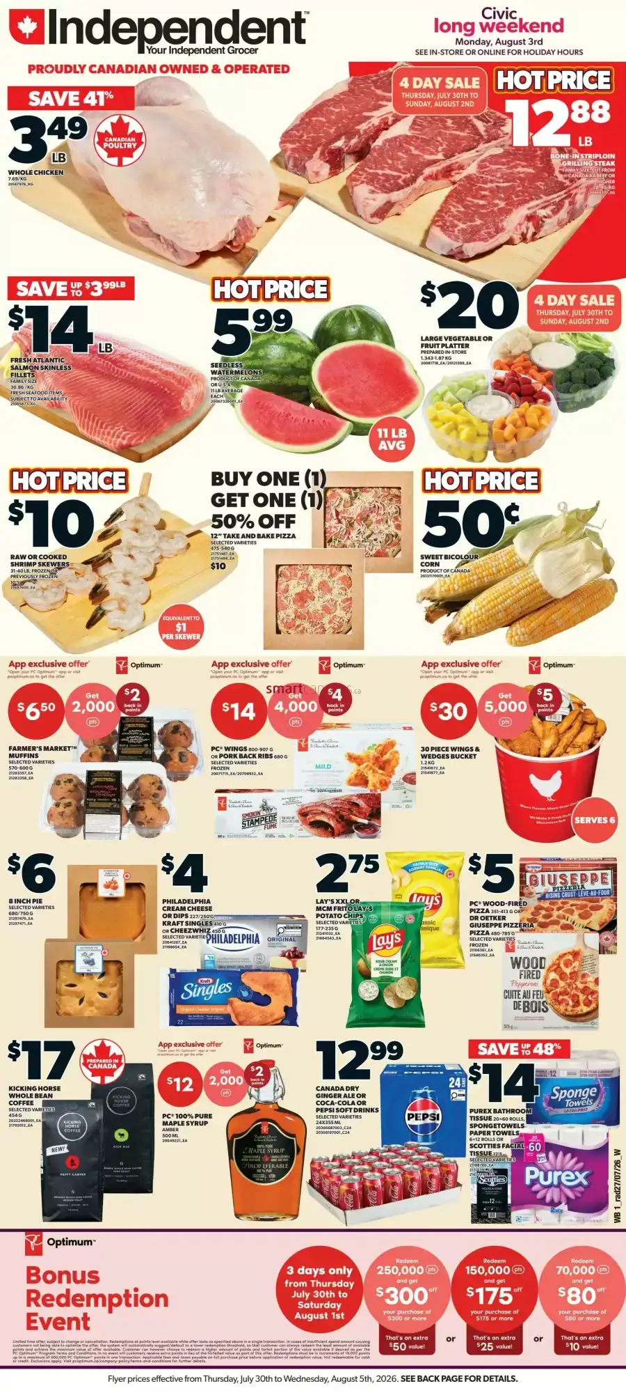 Independent Grocer flyer week 31