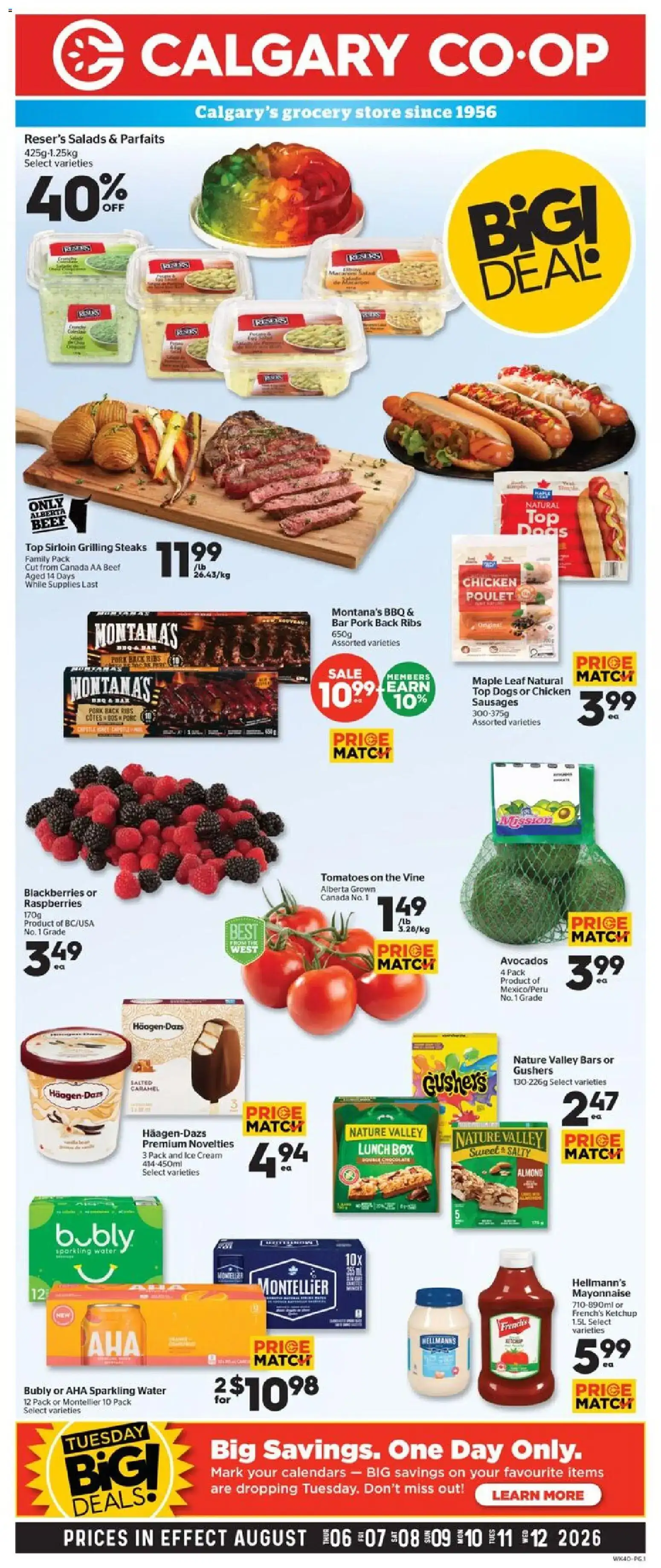 Calgary Co-op weekly flyer / circulaire