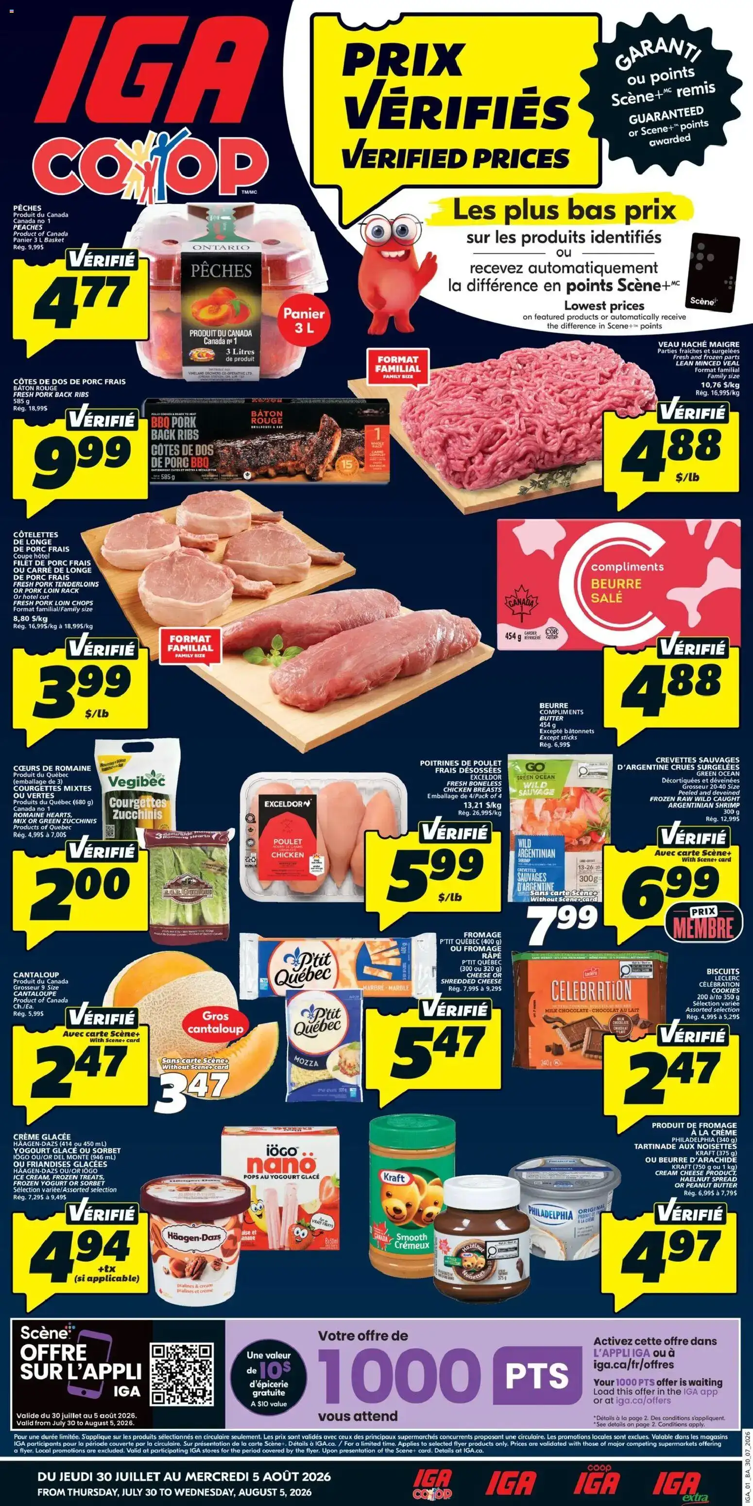 IGA Coop: Prix Vérifiés