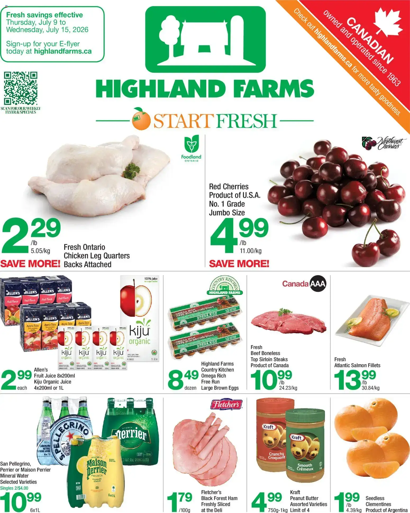 Highland Farms weekly flyer / circulaire from Jul 9, 2026 > weekly specials & deals