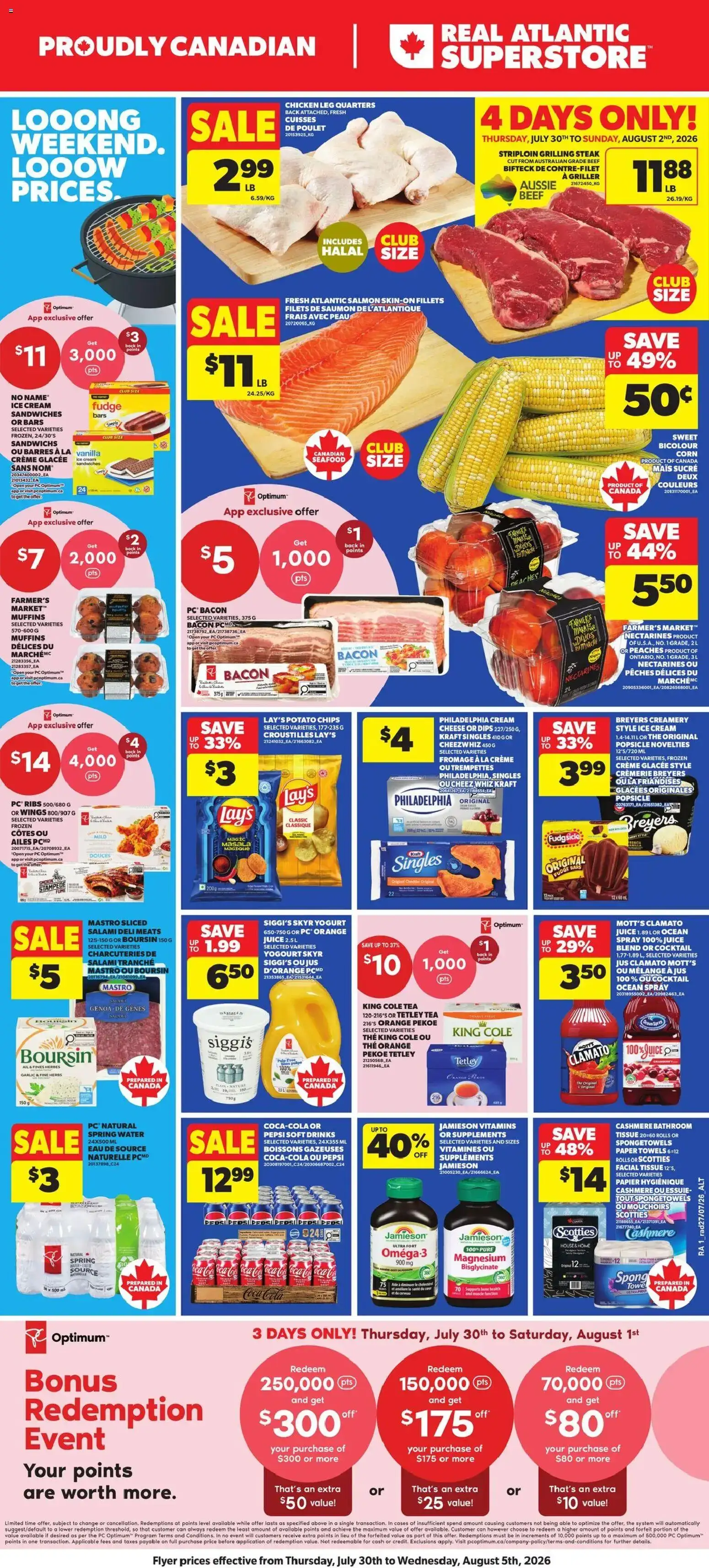 Atlantic Superstore weekly flyer / circulaire from Jul 30, 2026 > weekly specials & deals