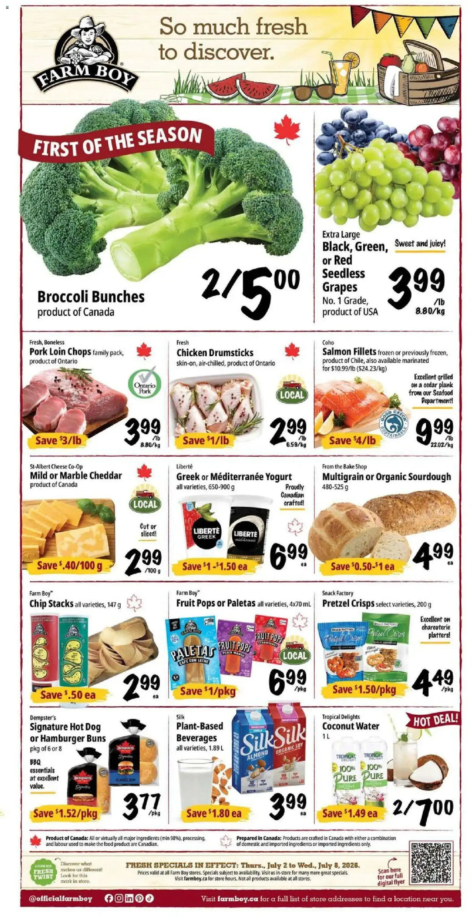 Farm Boy weekly flyer / circulaire from Jul 2, 2026 > weekly specials & deals