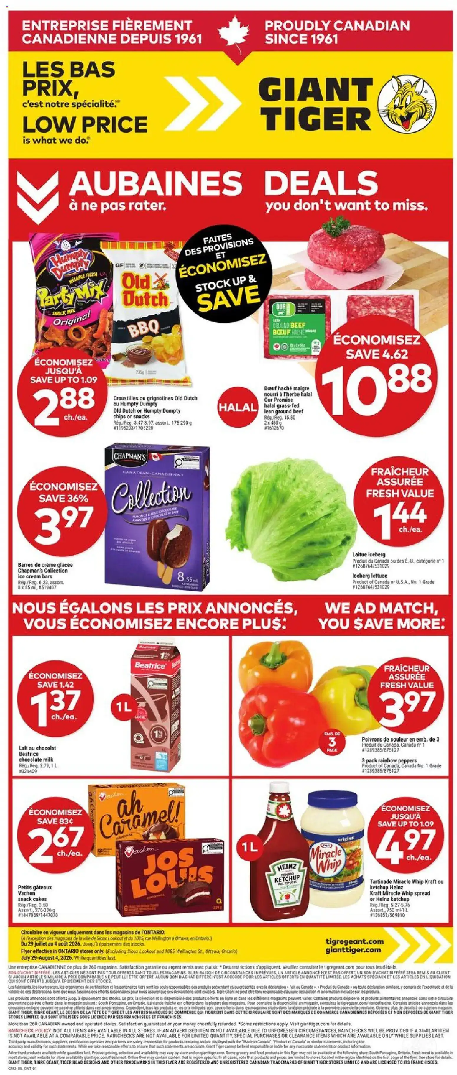 Giant Tiger Flyer | from Jul 29, 2026 | Weekly deals