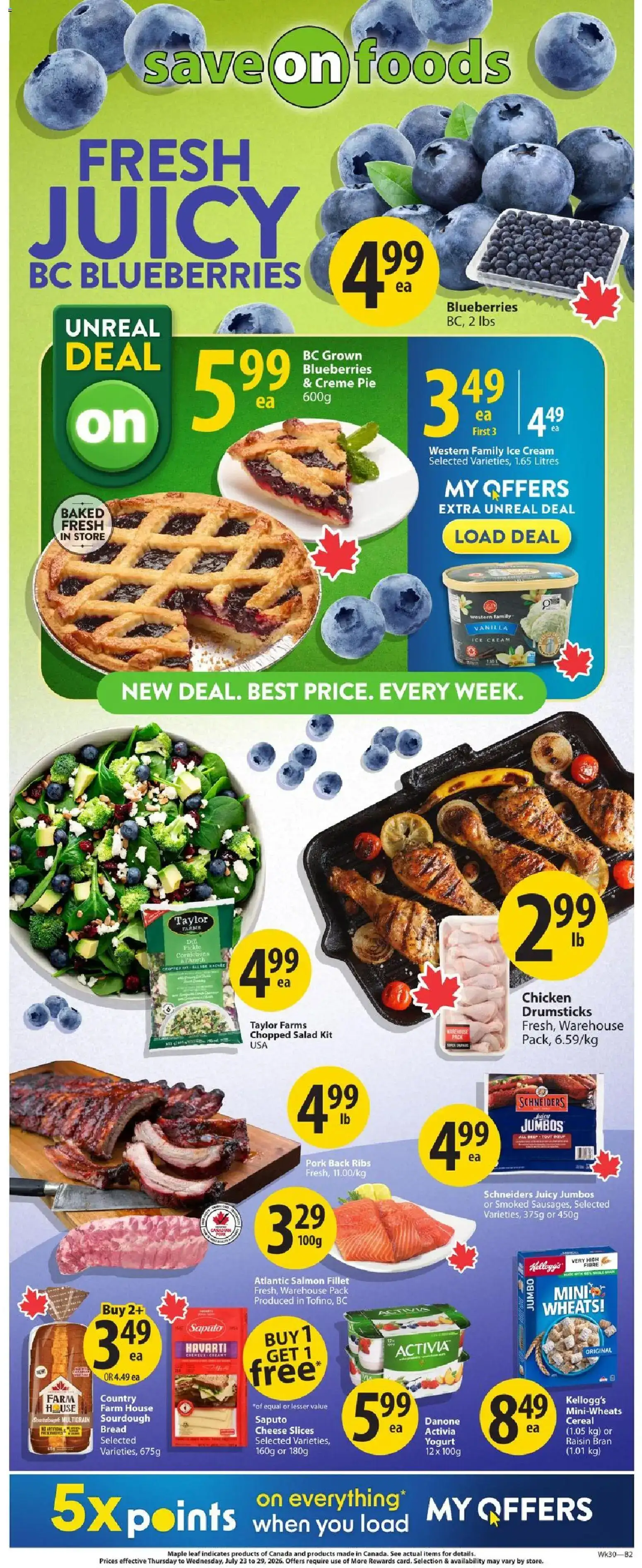 Save on foods weekly flyer / circulaire from Jul 23, 2026 > weekly specials & deals