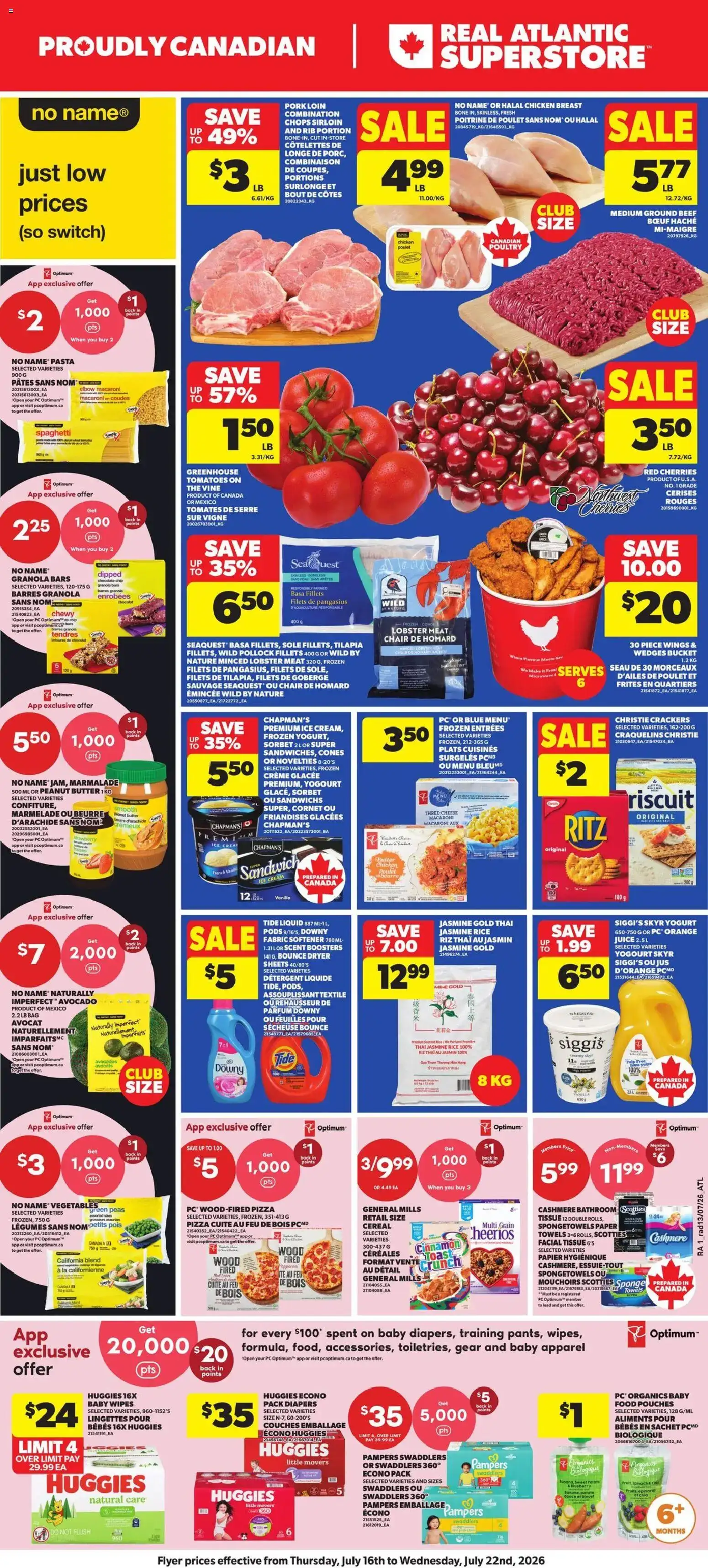 Atlantic Superstore weekly flyer / circulaire from Jul 16, 2026 > weekly specials & deals
